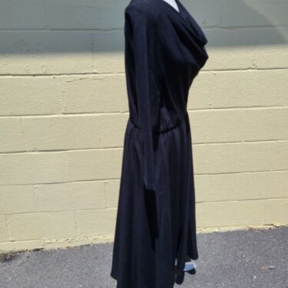 Clues Collection New York Paris Black Formal Evening Gown Dress - Picture 6 of 8